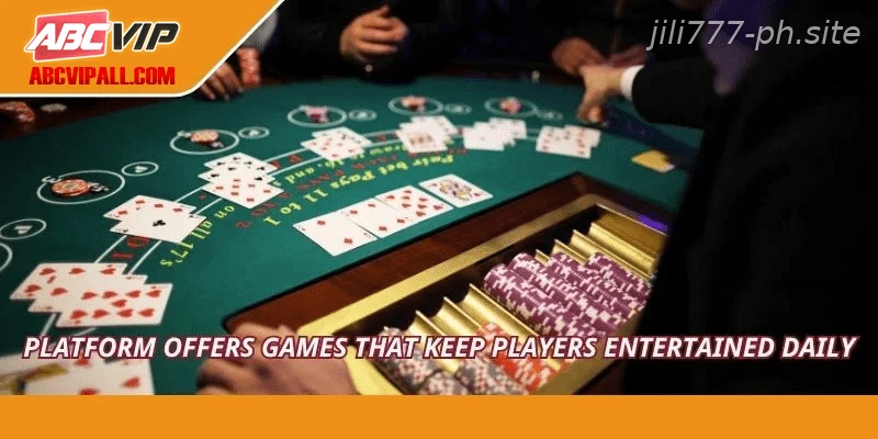 Platform offers games that keep players entertained daily