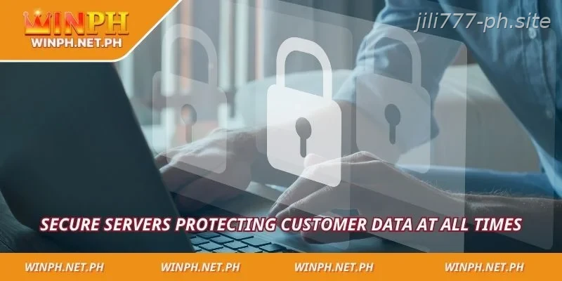 Secure servers protecting customer data at all times