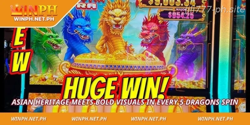 Asian heritage meets bold visuals in every 5 Dragons spin