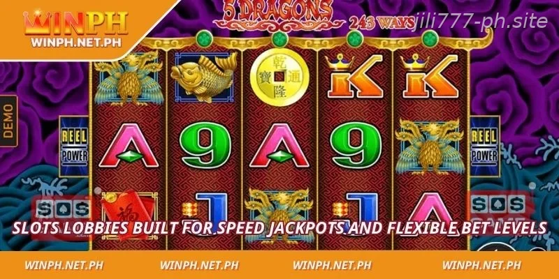 Slots lobbies built for speed jackpots and flexible bet levels