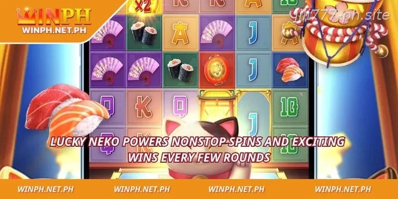 Lucky Neko powers nonstop spins and exciting wins every few rounds