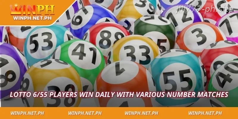 Lotto 6/55 players win daily with various number matches