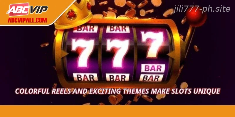 Colorful reels and exciting themes make slots unique
